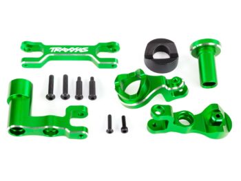 Traxxas TRX7843-GRN Steering bellcranks (left & right)/ draglink (6061-T6 aluminum, green-anodized) (fits XRT) - een set groene
