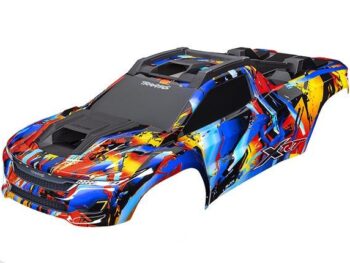 Traxxas TRX7899 Body, XRT, Rock n' Roll (painted, decals applied) (assembled with front & rear body supports for clipless mounting, roof & hood skid pads) - een Traxx