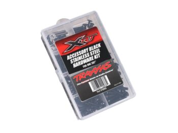 Traxxas TRX7998X Hardware kit, black stainless steel, XRT (contains all stainless steel hardware used on XRT) - een