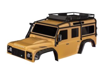 Traxxas TRX8050-SAND Body TRX-4 Defender Clipless, Tan - een tan