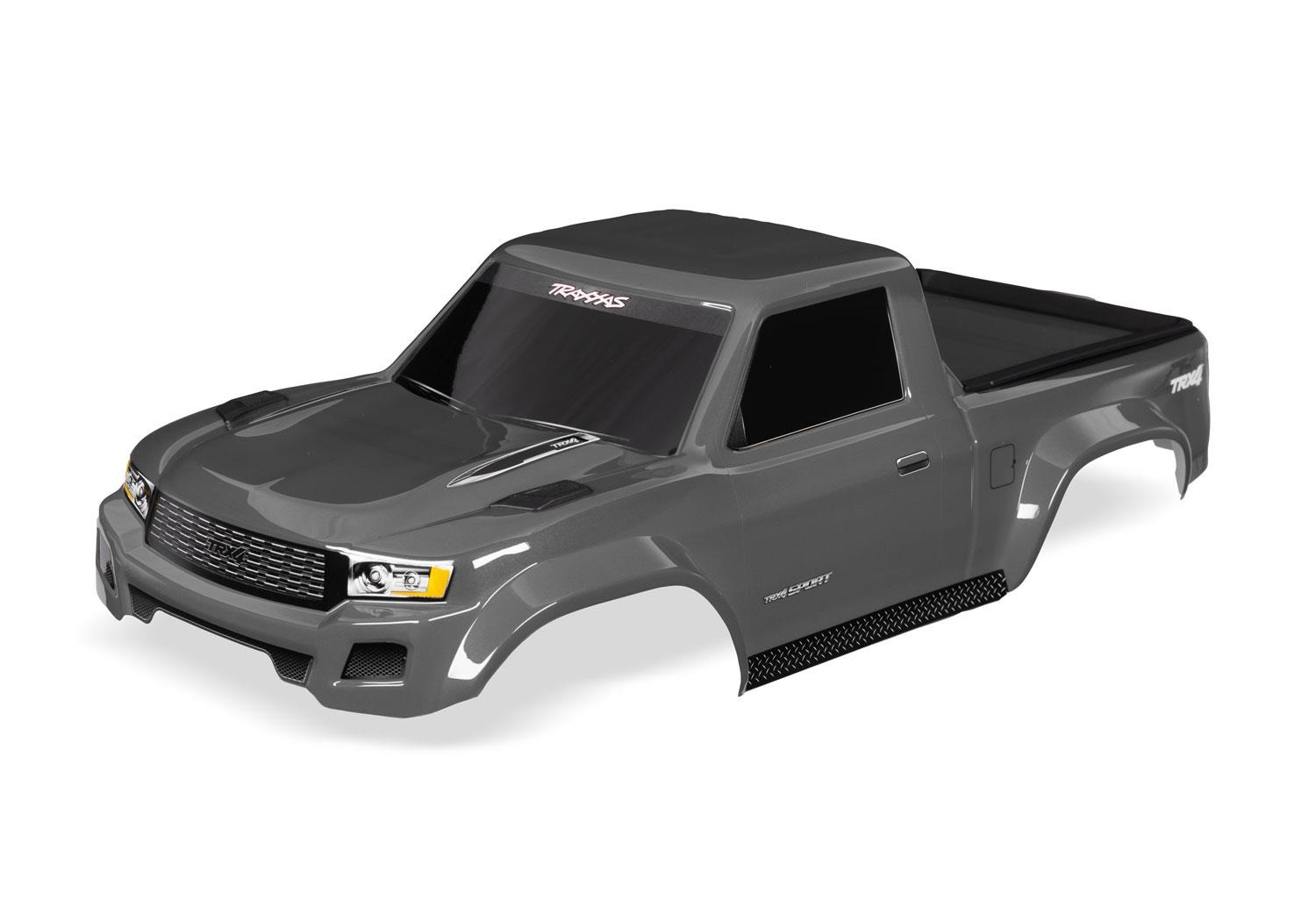 TRX-4 Sport Gray Clipless Body Traxxas TRX8187-GRAY TRX-4 Sport Gray Clipless Body - een grij