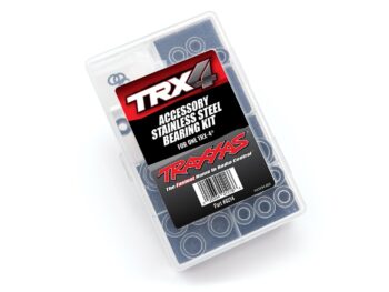 Traxxas TRX8214 Ball bearing kit, stainless steel, TRX-4 (complete) - transparante plastic doos met