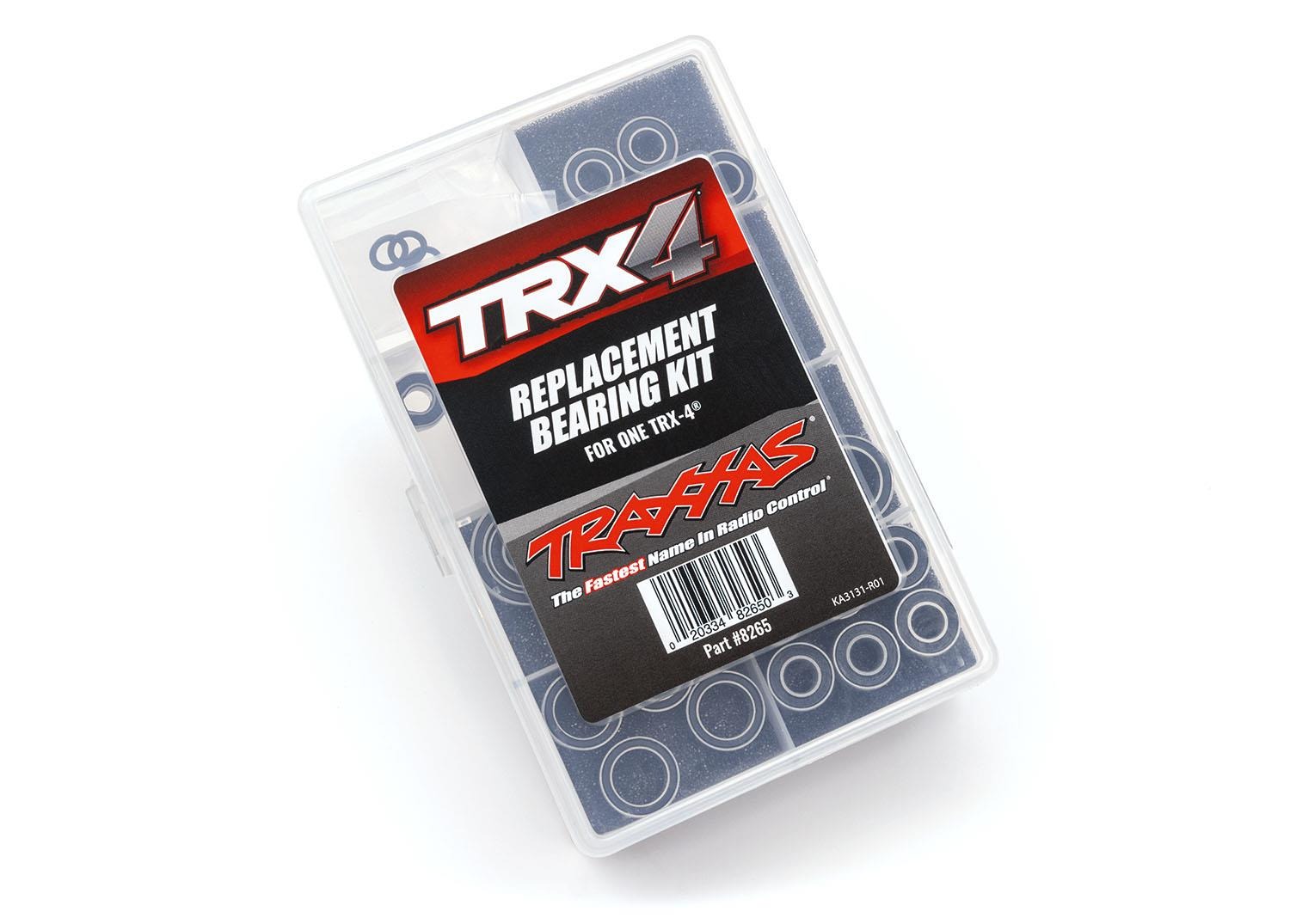 Ball bearing kit, TRX-4 (complete) Traxxas TRX8265 Ball bearing kit, TRX-4 (complete) - transparante plastic