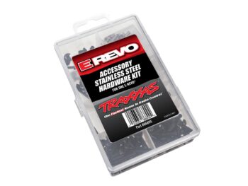 Traxxas TRX8689X Hardware kit, stainless steel, E-Revo VXL (contains all stainless steel hardware used on E-Revo VXL) - transparante