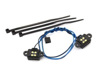 Traxxas TRX8848X LED light set, flatbed (upper & lower) (fits TRX-6 Ultimate RC Hauler) - een set zwarte