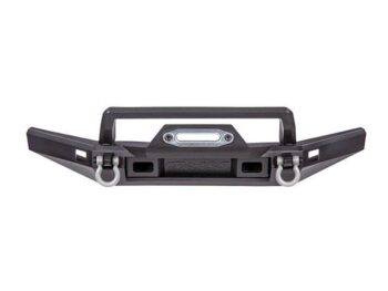 Traxxas TRX8866 Bumper, front, winch, TRX-4 Sport (includes bumper mount, D-Rings, fairlead, hardware) (fits TRX-4 Sport with 8855 winch) (191mm wide) - een donker