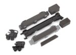 Battery hold-down/ mounts (front & rear)/ battery compartment spacers/ foam pads (fits Maxx with extended chassis (352mm wheelbase))