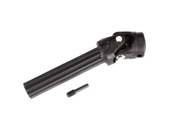 Traxxas TRX8949X Differential output yoke assembly, front or rear (assembled with external-splined half shaft) - zwart different
