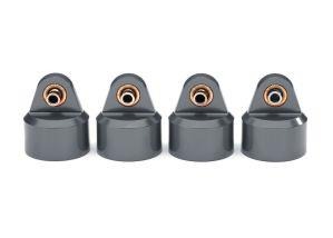 Traxxas TRX8964-GRAY Shock caps, aluminum (gray-anodized), GT-Maxx, shocks (4) - vier identieke