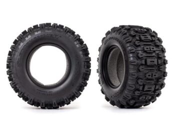 Traxxas TRX8974 Tires, Sledgehammer (2)/ foam inserts (2) - twee