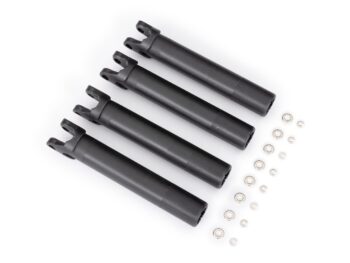 Traxxas TRX8993R WideMaxx Outer Half Shafts (4) - vier zwarte