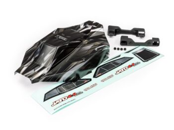 Traxxas TRX9060X Body, Jato 4X4 VXL, ProGraphix (graphics are printed, requires paint & final color application)/ decal sheet - een