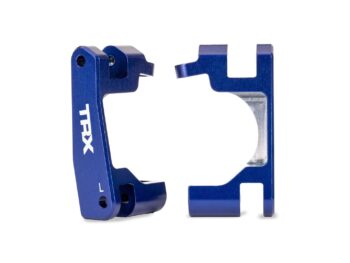 Traxxas TRX9063-BLUE Blue Aluminum Caster Blocks (L&R) - twee blauw ge