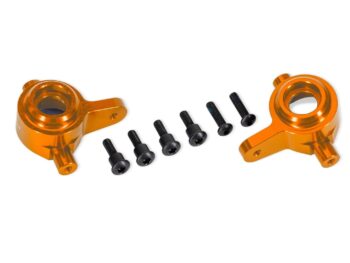 Traxxas TRX9064-ORNG Orange Aluminum Steering Blocks (L&R) - twee