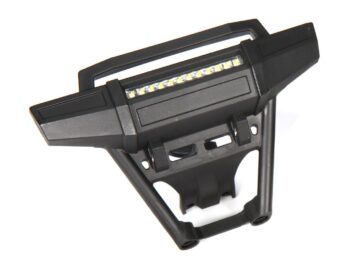 Traxxas TRX9096 Bumper, front (with LED lights) (replacement for #9035 front bumper) - zwarte