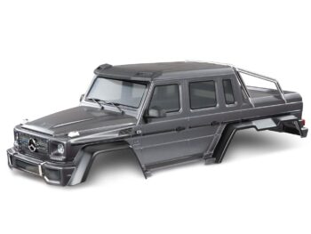 Traxxas TRX9129-SLVR Body, Mercedes-Benz G 63, Clipless, Silver - een ged