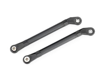 Traxxas TRX9194 Camber links, rear (molded composite) (82mm center to center) (2) (assembled with hollow balls) (for use with #9180 upgrade kit) - twee zwarte