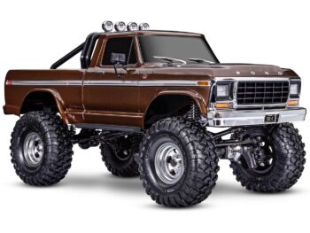Traxxas TRX92046-4BRWN Traxxas TRX-4 Ford F-150 Truck 1979 High Trail Edition - Brown - een bru