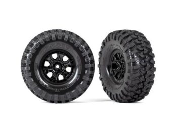 Traxxas TRX9272 Tires and wheels, assembled, glued (TRX-4 2021 Bronco 1.9' wheels, Canyon Trail 4.6x1.9' tires) (2) - twee