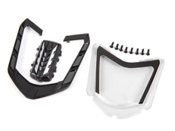 Traxxas TRX9321 Rear window/ rear window retainer/ engine cover/ 2.6x8mm BCS (8) - verschillende