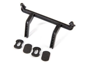 Traxxas TRX9325 Body post, rear/ body washers, foam (2)/ pivot (2) - een set zwarte