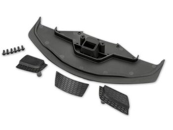 Traxxas TRX9341 Grille, Toyota Supra GT4 (center, left, right)/ splitter/ 2.6x8mm BCS (6) - een set zwar