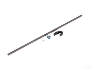 Traxxas TRX9356 Driveshaft, center, steel (278mm)/ pin/ support, center driveshaft/ 5x11x4 bearing - een set van RC