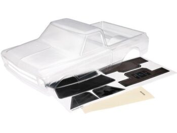 Traxxas TRX9411 Body, Chevrolet C10 (clear, requires painting)/ window masks - transparante