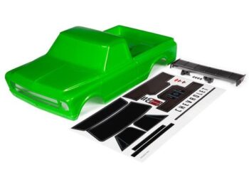 Traxxas TRX9411G Body, Chevrolet C10 (green) (includes wing & decals) (requires #9415 series body accessories to complete body) - een helderg
