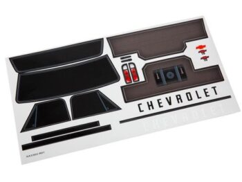 Traxxas TRX9413 Decal sheet, Chevrolet C10 - wit