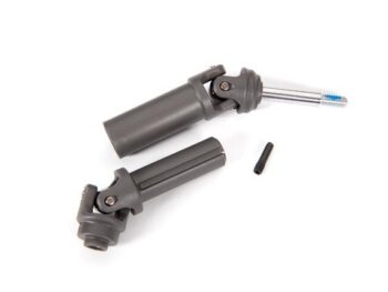 Traxxas TRX9450 Driveshaft assembly (1), left or right (fully assembled, ready to install)/ screw pin (1) - een