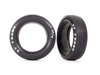 Traxxas TRX9470 Tires, front (2)/ foam inserts (2) - twee zwarte