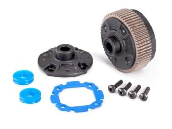 Traxxas TRX9481 Differential with steel ring gear/ side cover plate/ gasket/ x-rings (2)/ 2.5x10mm BCS (4) - een set