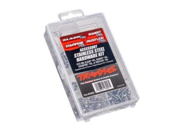 Traxxas TRX9488X Hardware kit, stainless steel, Slash VXL/Bandit VXL/Stampede VXL/Rustler VXL (contains all stainless steel hardware used on Slash VXL, Bandit VXL, Stampede VXL, or Rustler VXL with 272R Transmission)