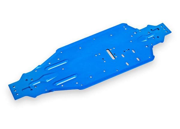 Chassis, aluminum (blue-anodized) Traxxas TRX9522 Chassis, aluminum (blue-anodized) - een lang
