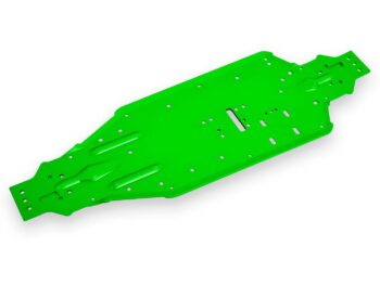 Traxxas TRX9522G CHASSIS, SLEDGE, ALUMINUM (GREEN-ANODIZED) - een felgroen, ge