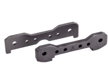 Traxxas TRX9527A TIE BARS, FRONT, 6061-T6 ALUMINUM (DARK TITANIUM-ANODIZED) (FITS SLEDGE™) - twee donker