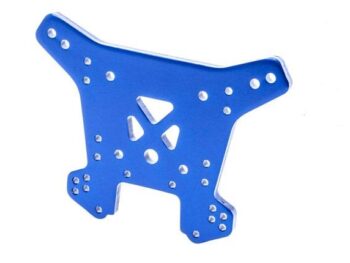 Traxxas TRX9538 Shock tower, rear, 6061-T6 aluminum (blue-anodized) - blauw geanodiseerd