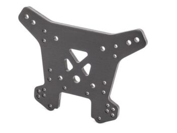 Traxxas TRX9538A Shock tower, rear, 6061-T6 aluminum (gray-anodized) - een donker