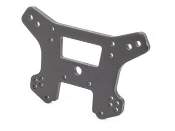 Traxxas TRX9539A Shock tower, front, 6061-T6 aluminum (gray-anodized) - een donkergrijze