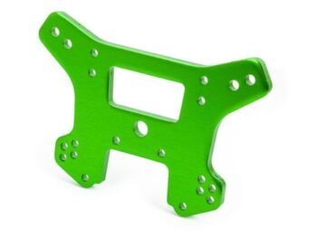 Traxxas TRX9539G Shock tower, front, 6061-T6 aluminum (green-anodized) - een felgroen, ge