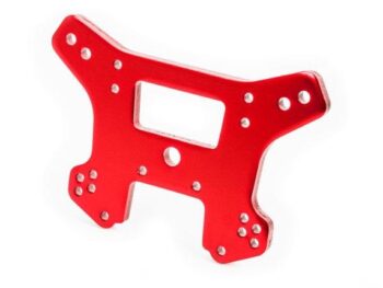 Traxxas TRX9539R Shock tower, front, 6061-T6 aluminum (red-anodized) - rood geanodiseerd aluminium