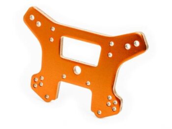 Traxxas TRX9539T Shock tower, front, 6061-T6 aluminum (orange-anodized) - oranje