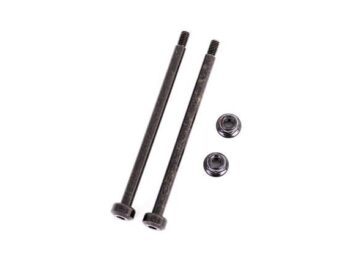 Traxxas TRX9543 Suspension pins, outer, rear, 3.5x56.7mm (hardened steel) (2)/ M3x0.5mm NL, flanged (2) - twee lange