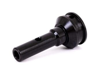 Traxxas TRX9553 Stub axle, front - zwart metalen
