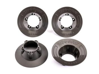 Traxxas TRX9569A Wheel covers, gray (4) (fits #9572 wheels) - vier donker