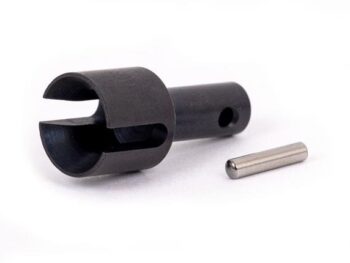 Traxxas TRX9583 Differential output cup, front or rear (hardened steel)/ 2.5x12mm pin - een don