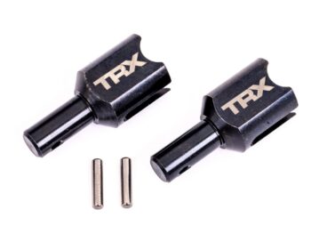 Traxxas TRX9583X Differential output cup, front or rear (hardened steel, heavy duty) (2)/ 2.5x12mm pin (2) - twee