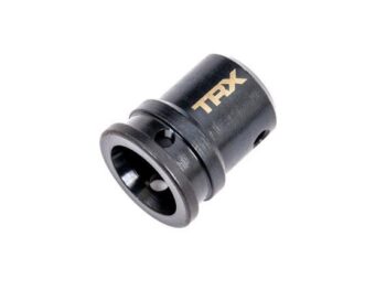 Traxxas TRX9587X Drive cup, center, front or rear (steel constant-velocity) (1) (fits Sledge) - een don