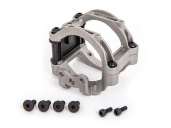Traxxas TRX9589 Motor mount, aluminum (upper and lower)/ motor mount spacer/ hardware - een z